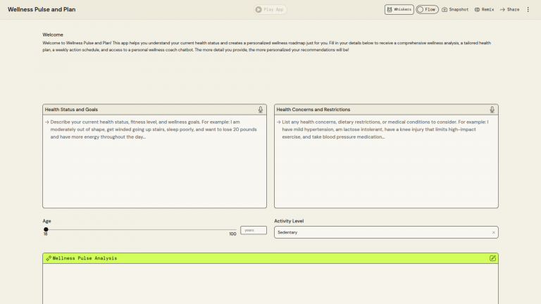 Wellness Pulse and Plan